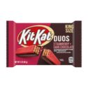 KIT KAT®, DUOS Strawberry and Dark Chocolate King Size Wafer Candy, 3 oz, Bar