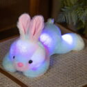 Kizocay Light up Plush Bunny Rabbit Stuffed Animal Rabbit Plushie Toy Glow in The Dark Bedtime Companion Easter Bunny Gift...