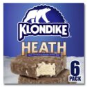 Klondike Frozen Dairy Dessert Bars Heath, Ice Cream Alternative, 4 fl oz, 6 Count