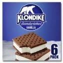Klondike Ice Cream Sandwiches, Made With Vanilla Ice Cream, 4.23 fl oz 6 Count