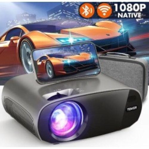 koent Wifi Bluetooth Projector, 9500L Native 1080P Projector, Full HD Outdoor Movie Projector Support Zoom/Sleep Timer | Wayfair koent00942a0