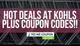 Hot Deals at Kohls Plus Coupon Codes Deal Group