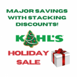 Save BIG with TRIPLE Stacking Discounts & Kohl’s Holiday Sale Event!