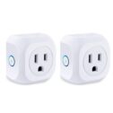 Kootion Smart Plug 2 Pack Wifi Enabled Mini Outlets Smart Socket, Compatible with Google Assistant, No Hub Required, Timing Outlet...