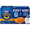 Kraft Easy Mac Macaroni & Cheese Dinner Dish, New Food 18 Pk./38.7 oz.