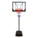 Ktaxon Height Adjustable Basketball Hoop Stand 5.2-6.9 Ft. Portable Basketball Stand with Wheels for Kids Adult Indoor/Outdoor