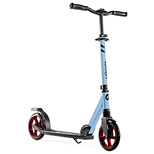 LaScoota Kick Scooter for Adults & Teens. Perfect for Youth 12 Years and Up and Men & Women. Lightweight Foldable...