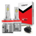 Lasfit H8 H9 H11 LED Headlight Bulbs H11 LED Bulbs 50W 5000LM 6000K | 2 Bulbs