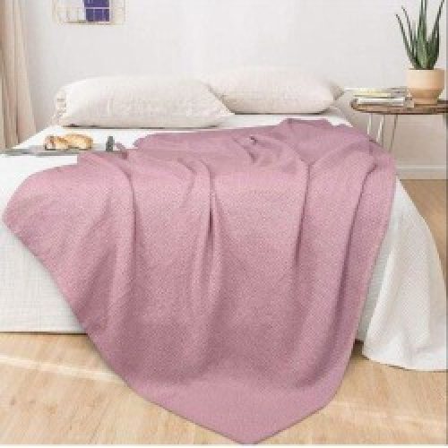 Latitude Run® Breathable Bed Blanket Cotton in Indigo, Size 90.0 W in | Wayfair 00C9ABBD776F45DFBB8405627DE94B3F