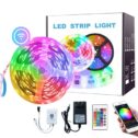 LED Light Strip,16.4ft 5050 RGB LED Lights Strip with 44Key Remote Control,Color Changing Waterproof LED Rope Lights,20 Colors and DIY...