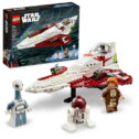 LEGO Star Wars Obi-Wan Kenobi’s Jedi Starfighter 75333, Attack of the Clones Building Set with Taun We Minifigure, Droid Figure...