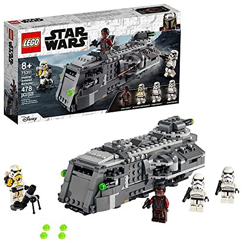 LEGO Star Wars: The Mandalorian Imperial Armored Marauder 75311 Awesome Toy Building Kit for Kids with Greef Karga and Stormtroopers;...