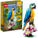 LEGO Creator 3 in 1 Exotic Parrot to Frog to Fish Animal Figures Building Toy, Creative Toys for Kids ages...