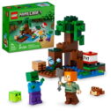 LEGO Minecraft The Swamp Adventure Set 21240, Creative Toy with Crafting Table, Mangrove Tree and Alex Figure, Great Stocking Stuffer...