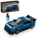 LEGO Speed Champions Ford Mustang Dark Horse Sports Car Toy, Buildable Ford Mustang Toy for Kids, Blue Toy Car Model...