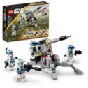 LEGO Star Wars 501st Clone Troopers Battle Pack 75345 Toy Set - Buildable AV-7 Anti Vehicle Cannon, 4 Minifigures Clone...