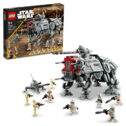 LEGO Star Wars AT-TE Walker 75337 Poseable Toy, Revenge of the Sith Set, Gift for Kids with 3 212th Clone...