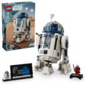 LEGO Star Wars R2-D2 Brick Built Droid Figure, Collectible Star Wars Room Décor with Exclusive 25th Anniversary Minifigure Darth Malak,...