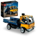 LEGO Technic Dump Truck 2in1 Toy Building Set, Model Construction Vehicle and Excavator Digger Kit, Engineering Building Toys for Back...