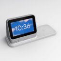 Lenovo Smart Clock 2 with Wireless Charging Dock - Heather Grey