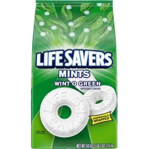 Lifesavers Mints Party Size Bag, Wint O Green - 50 oz
