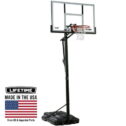 Lifetime New Adjustable Portable Basketball Hoop, 54 inch Polycarbonate (90631)