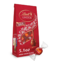 Lindt LINDOR Milk Chocolate Candy Truffles, Valentine's Day Chocolate, 5.1 oz. Bag