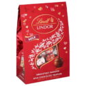 Lindt Lindor Valentine's Milk Chocolate Candy Truffles, 15.2 oz. Bag