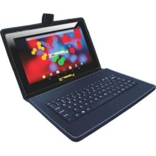 LINSAY 10.1-in Android 11 Tablet 32GB Bundle with Leather Keyboard Case LINSAY GameStop