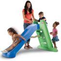 Little Tikes Easy Store Large Playground Slide with Folding for Easy Storage, Outdoor Indoor Active Play, Blue and Green- For...
