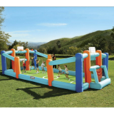 Little Tikes Huge 24′ L x 12′ W x 7′ H Inflatable Sports Bouncer with Backyard Soccer & Basketball Court and Blower, Fits up to 8 Kids, Outdoor Backyard Sports Toy for Kids Boys Girls Ages 3-8 On Sale At Walmart