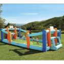 Little Tikes Huge 24' L x 12' W x 7' H Inflatable Sports Bouncer with Backyard Soccer & Basketball Court...