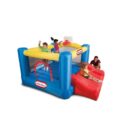 Little Tikes Junior Sports 'n Slide Inflatable Sports Bouncer Bounce House with Basketball Hoop and Blower, Multicolor- Indoor Outdoor Toy...