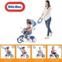 Little Tikes My First Trike 4-in-1 Trike in Blue, Convertible Tricycle for Toddlers with 4 Stages of Growth and Shade...