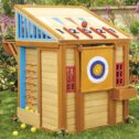 Little Tikes® Real Wood Adventures™ 5-in-1 Game House, Wooden Playhouse, Skee-Ball & More for Playground Backyard Set Suitable For Kids,...