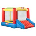 Little Tikes Shady Jump 'n Slide 9'x12' Inflatable Bounce House with Blower and Shade Canopy, Fits Up To 3 Kids,...
