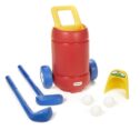 Little Tikes TotSports Easy Hit Toy Golf Set with 3 Balls, 2 Kids Toy Golf Clubs and Cart, Toy Sports...
