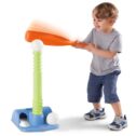 Little Tikes TotSports Kids T-Ball Set with Bat and 2 Balls, Outdoor Backyard Toy Sports Play Set, Green- For Toddlers...