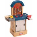 Little Tikes Tough Workshop Construction Play Set with 11 Pieces Including Tools and Workbench Pretend Play for Kids Toddler Boys...