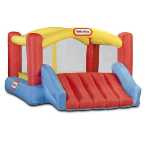 Little Tikes Jump 'n Slide 9'x12' Inflatable Bounce House, Multi-color, for Kids 3+