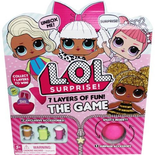 L.O.L. Surprise! 7 Layers of Fun, Board Game for Families and Kids Ages 5 and up