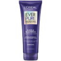 L'Oreal Paris Sulfate Free Purple Shampoo, Toning Blonde Bleached Hair, EverPure, 6.8 fl oz