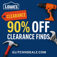 Lowe’s 90% Off Clearance Finds – Updated Daily