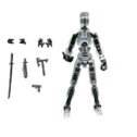 LSLJS Clearance under $5! Action Figure Joint Removable DIY Figure Toys Action Figure Printed Movable 13 Articulated Robot Dummy Action...