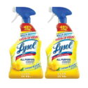 Lysol All Purpose Cleaner Spray, Lemon Breeze, 64oz(2X32oz), Tested & Proven to Kill COVID-19 Virus, Packaging May Vary