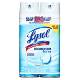 Lysol Disinfectant Spray, Sanitizing and Antibacterial Spray, For Disinfecting and Deodorizing, Crisp Linen, 19 Fl. Oz (Pack of 2) HOT DEAL AT WALMART!