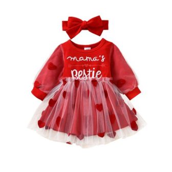 Ma&Baby Infant Toddler Baby Girls Valentines Day Outfit Mothers Day Clothes Heart...