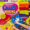 Made by Me Easy-to-Knot Quilt Making Kit, Art & Craft Kit for Boys & Girls, Child, Ages 6+