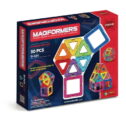 Magformers Basic Rainbow Set Multicolor Magnetic Tiles 30 Pieces