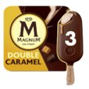 Magnum Ice Cream Bars For a Creamy Frozen Dessert Double Caramel Made with Belgian Chocolate, 44% Cacao 9.13 oz 3...